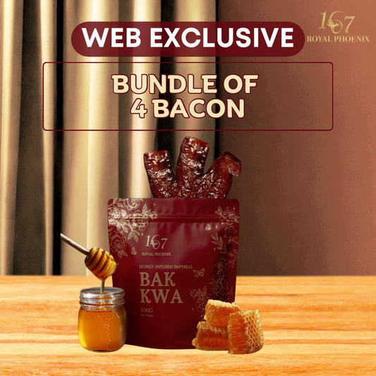 Web Exclusive: 4 Bacon Bakkwa Bundle + FOC Gift Box